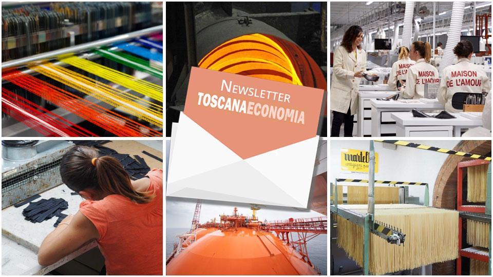 Ogni mercoledì torna l'appuntamento con la newsletter di Toscana Economia