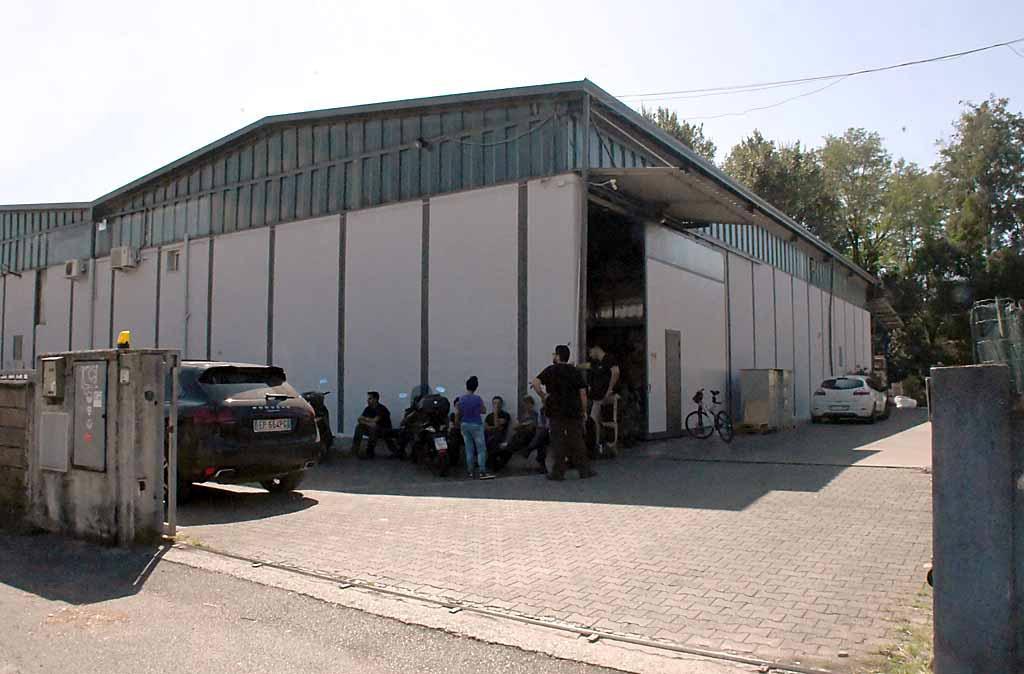 L'officina dove è avvenuto  l'incidente