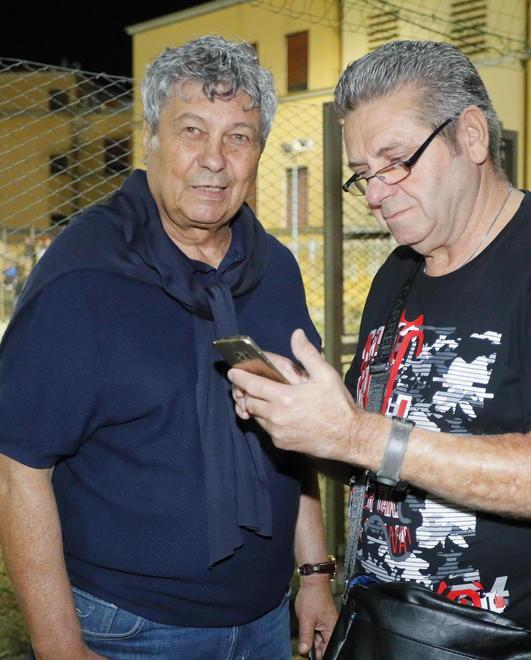 Mircea Lucescu lunedì sera al campo Abetone