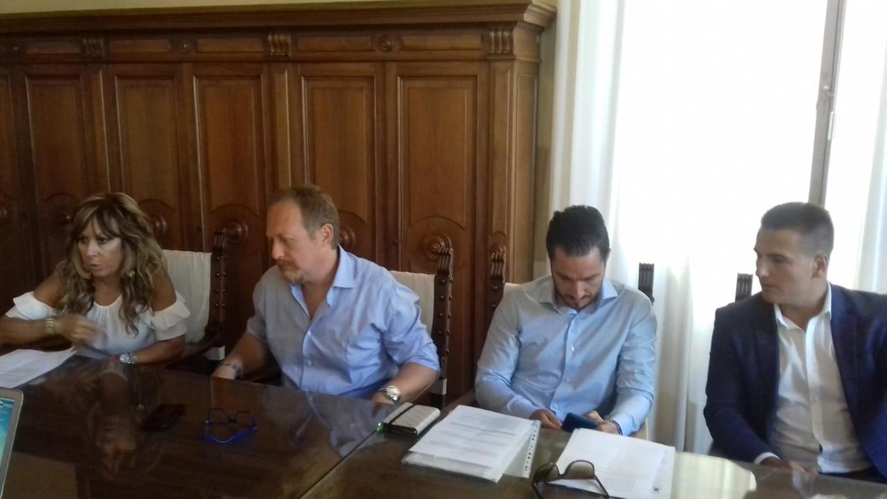Da sinistra Patrizia Ovattoni, Daniele Spada, Claudio Belgiorno e Claudiu Stanasel