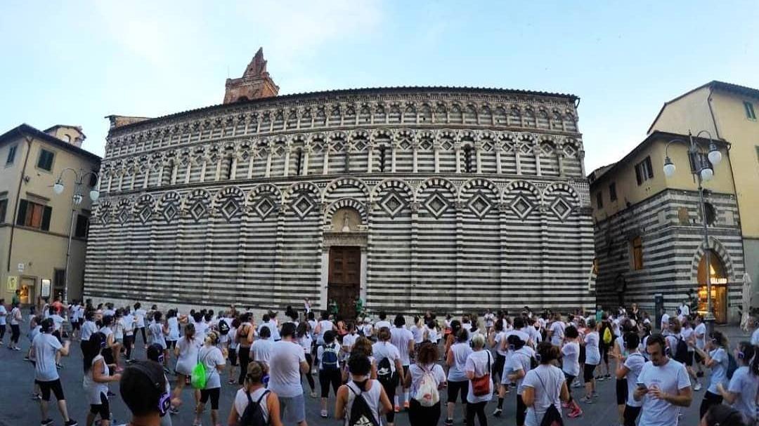 L’allenamento non è di moda se non è nella piazza del paese
