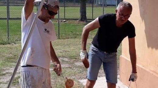 Volontari modello si rimboccano le maniche Sistemata la sede