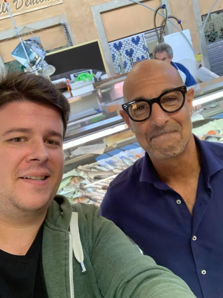 Stanley Tucci al Mercato centrale