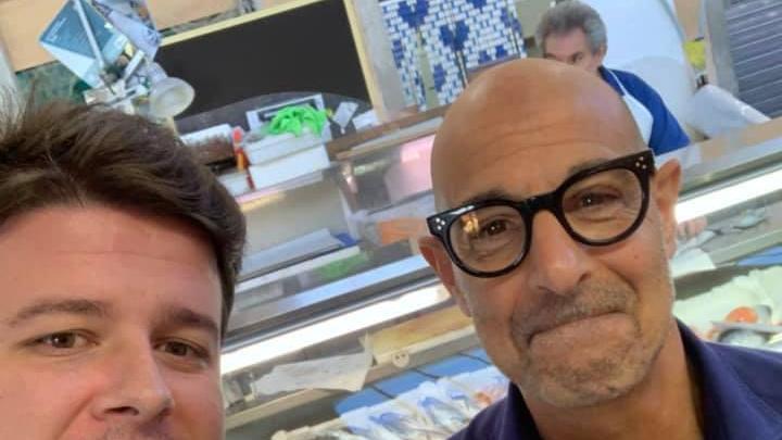 Stanley Tucci al Mercato centrale