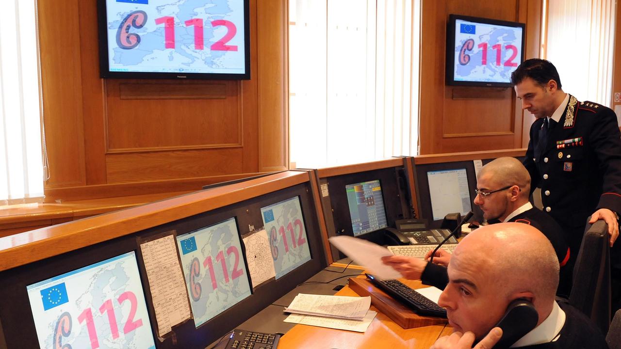 Una sala operativa del 112