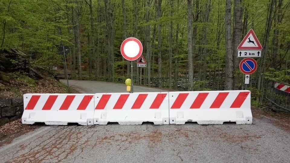 Chiuso l''accesso al ponte dei Mandrini