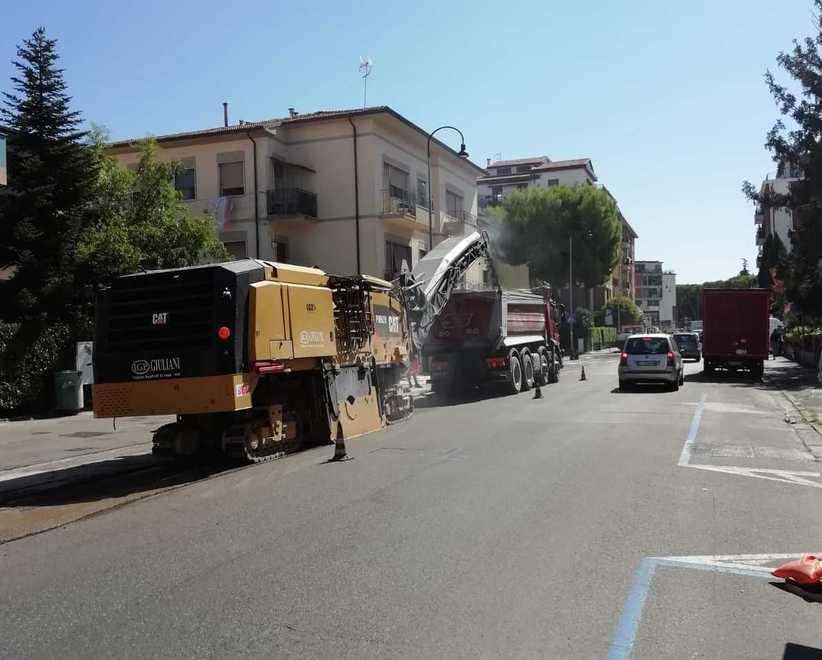 Asfaltature in città arrivate a quota 73 