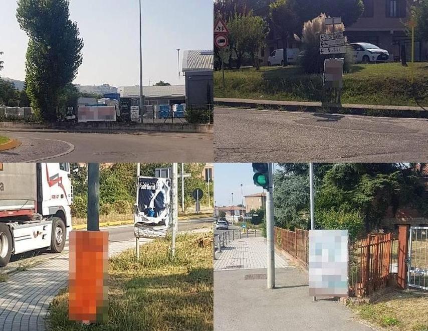 Casalgrande dichiara guerra ai cartelli pubblicitari abusivi 