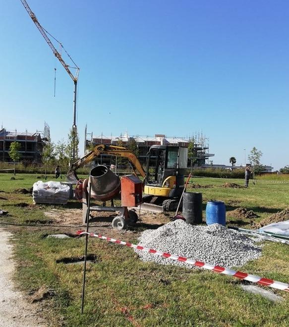 Lavori per l’area dei cani