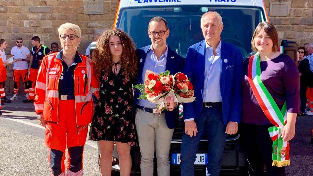 Inaugurata la nuova ambulanza della Pubblica Assistenza L'Avvenire