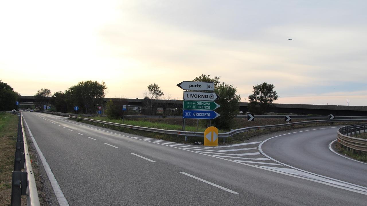 Lo svincolo dove è accaduto l'incidente
