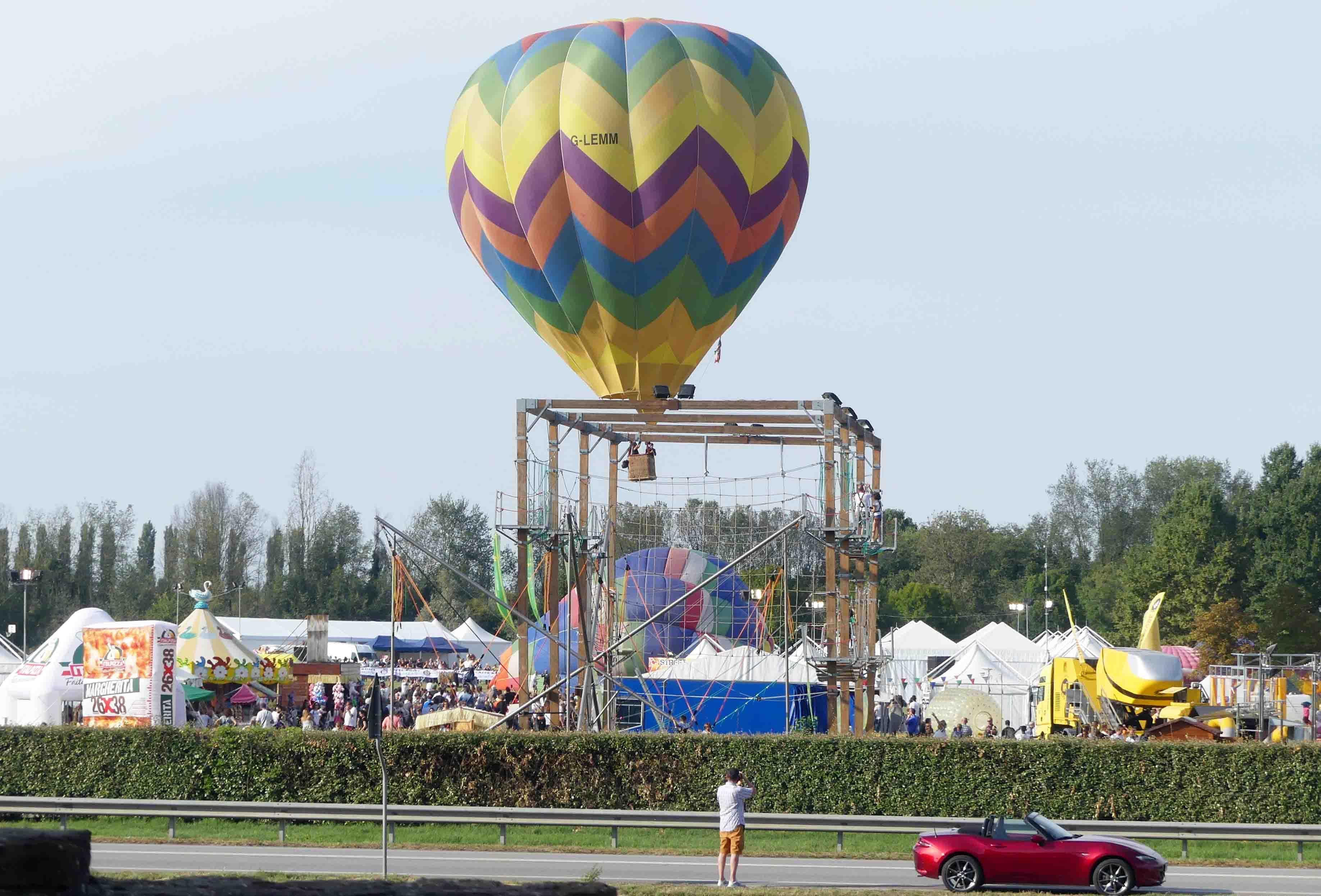 La zona giochi del Balloons Festival dedicata ai bambini