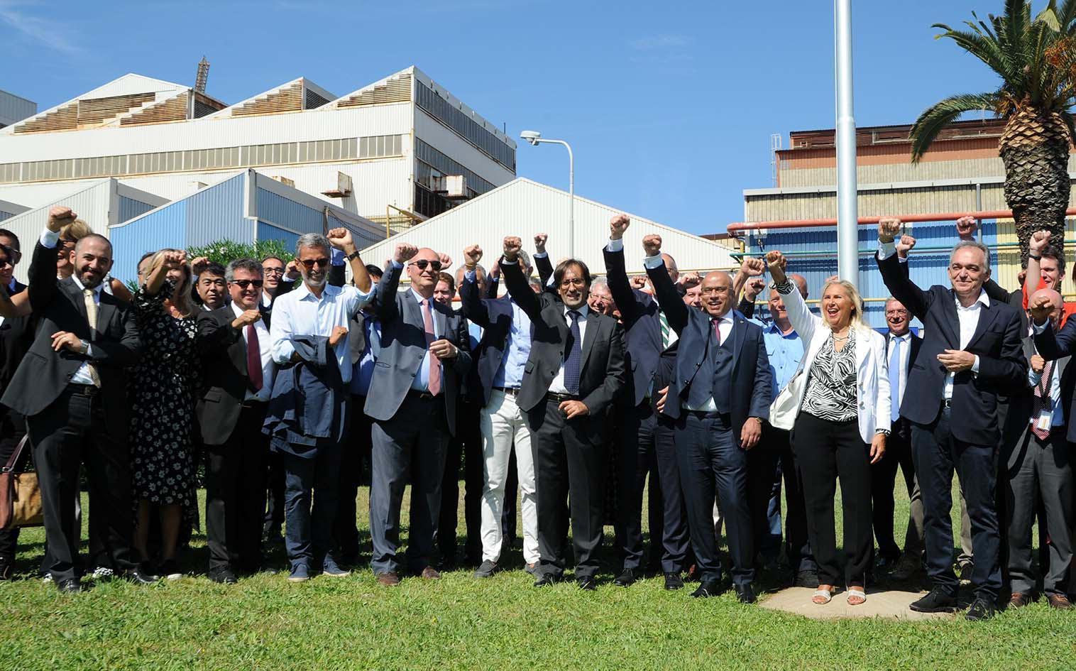 Brindisi per il passaggio della Magona da Ancelor-Mittal al gruppo Liberty House di Sanjeev Gupta