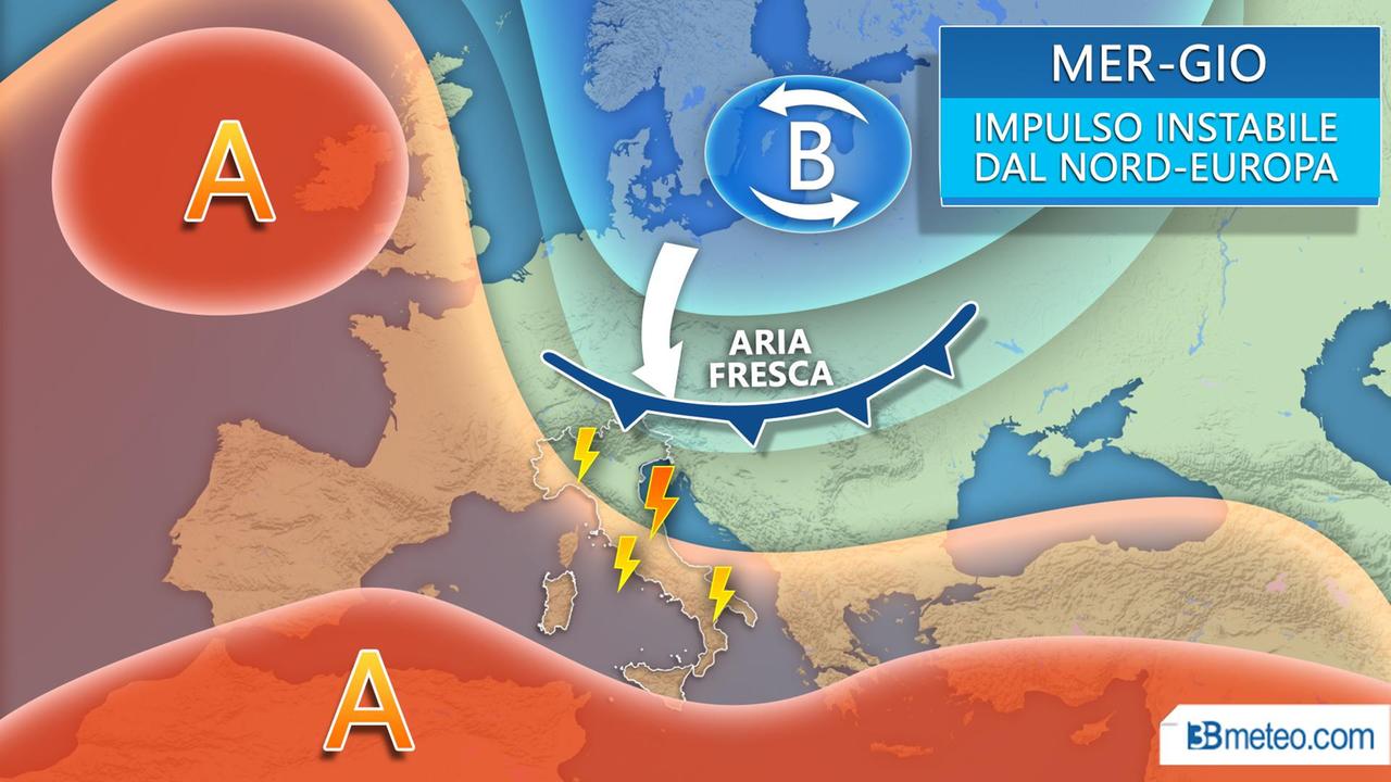 Meteo, da mercoledì 18 caldo addio: arrivano fresco e temporali