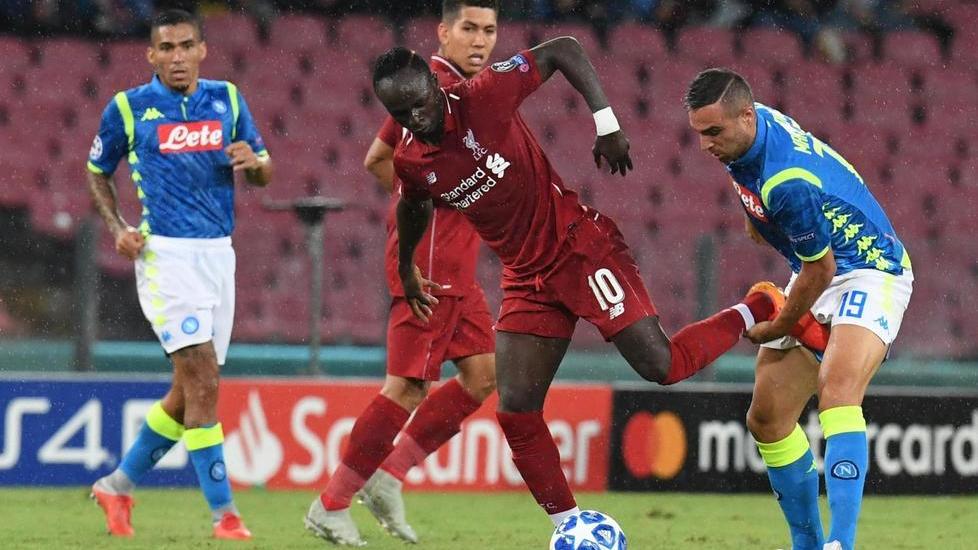 Il Napoli subito all’esame dei Reds campioni L’Inter con lo Slavia Praga, dubbio Lukaku