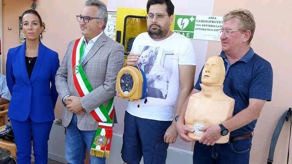 Defibrillatore donato dai familiari di Bellomini