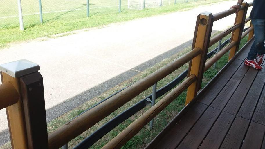 Danni al campo sportivo