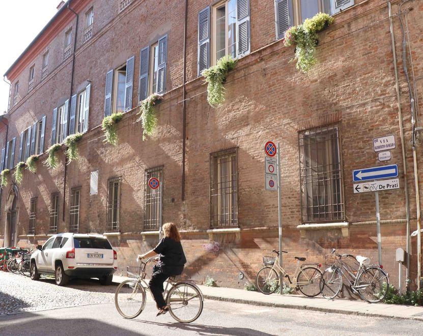 Palazzo della Rosa, da “bon casoto” a dimora con i dipinti del Dosso. Fu costruito da Alfonso per Laura 