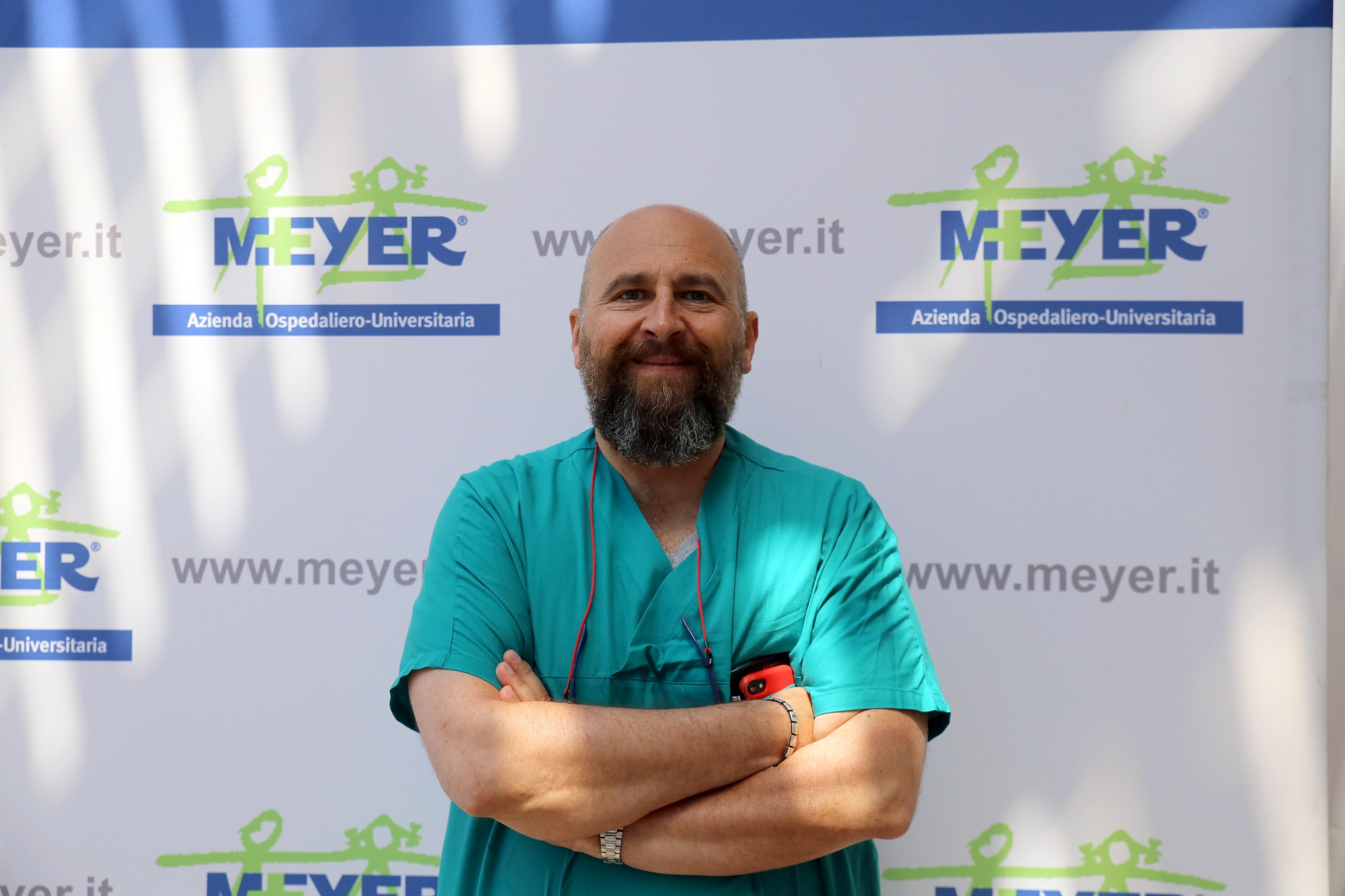 Il dottor Roberto Baggi, responsabile di endoscopia respiratoria pediatrica all’ospedale Meyer di Firenze