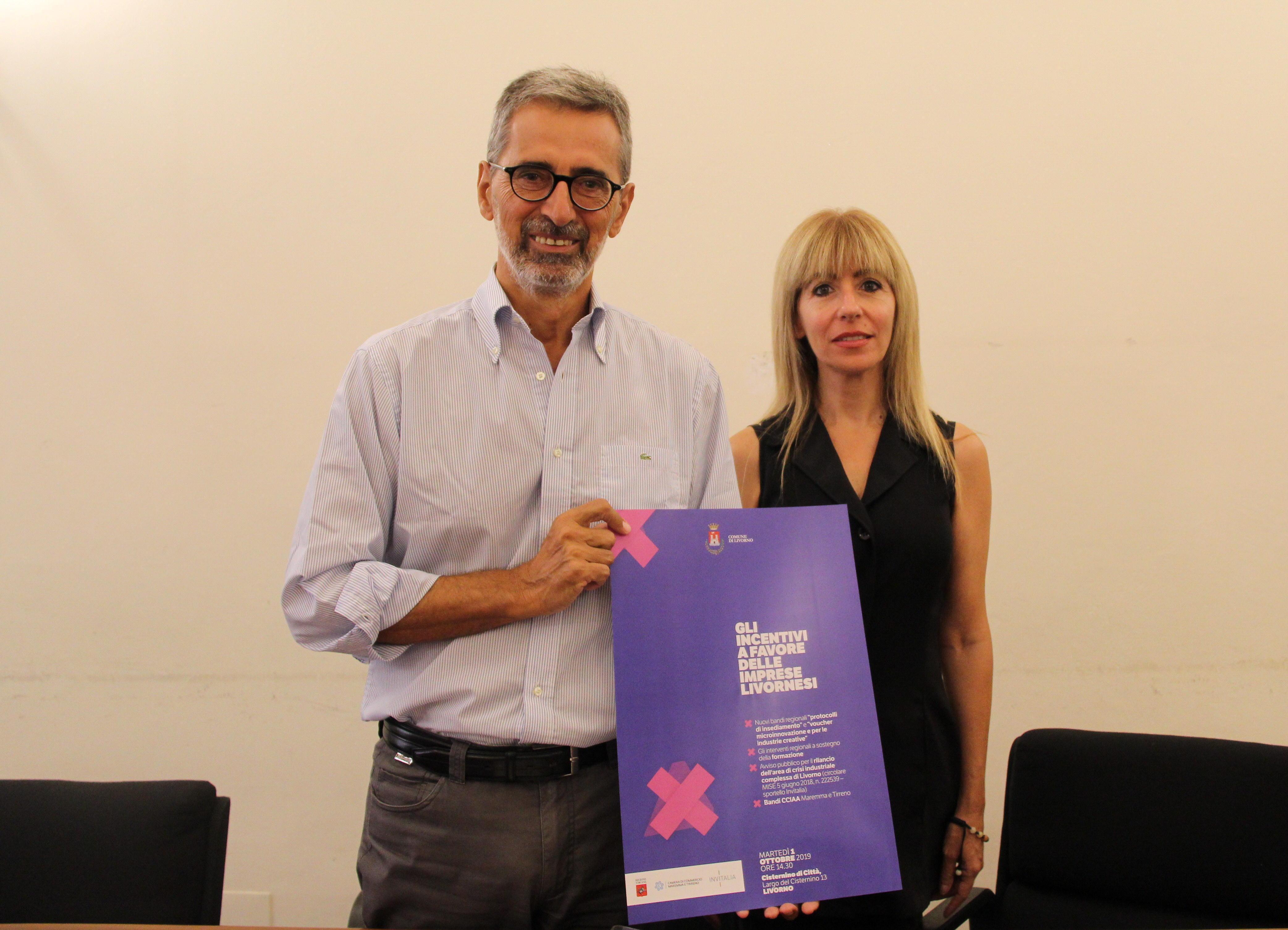 L’assessore Gianfranco Simoncini e la dottoressa Katia Le Rose illustrano il seminario al Cisternino