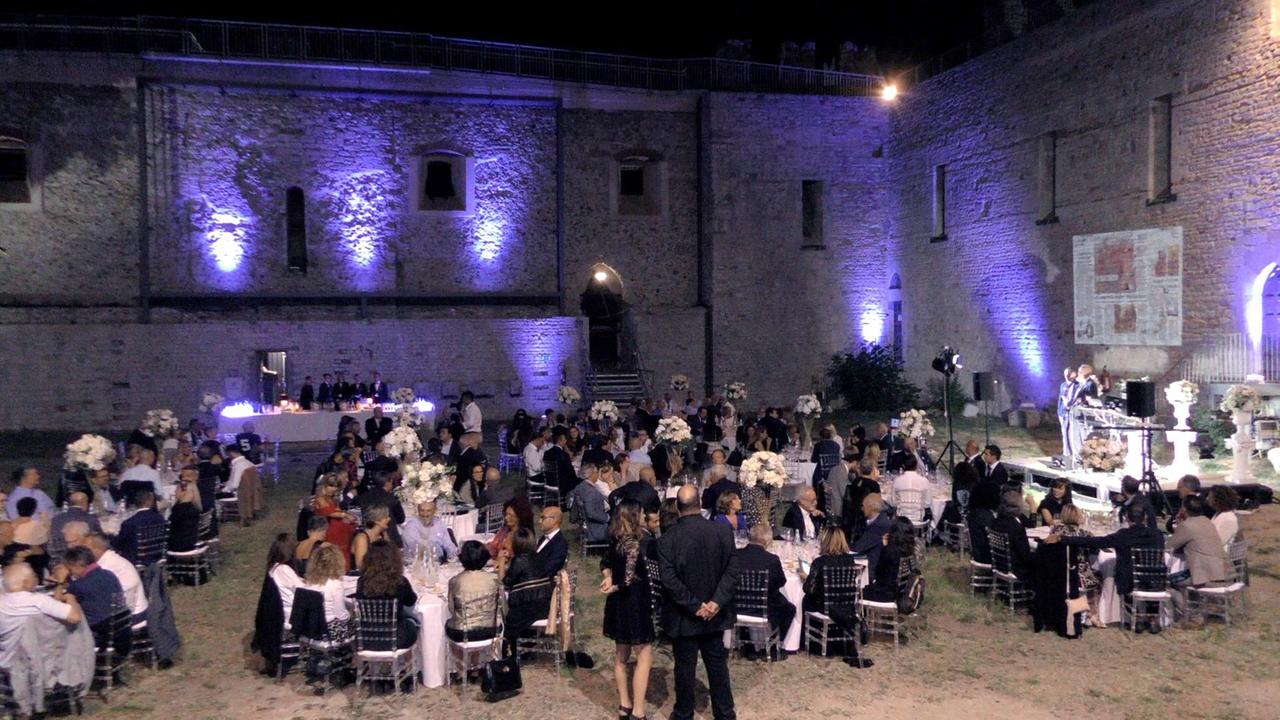 La cena di gala al Castello dell'Imperatore per i 120 anni della Pubblica Assistenza L'Avvenire