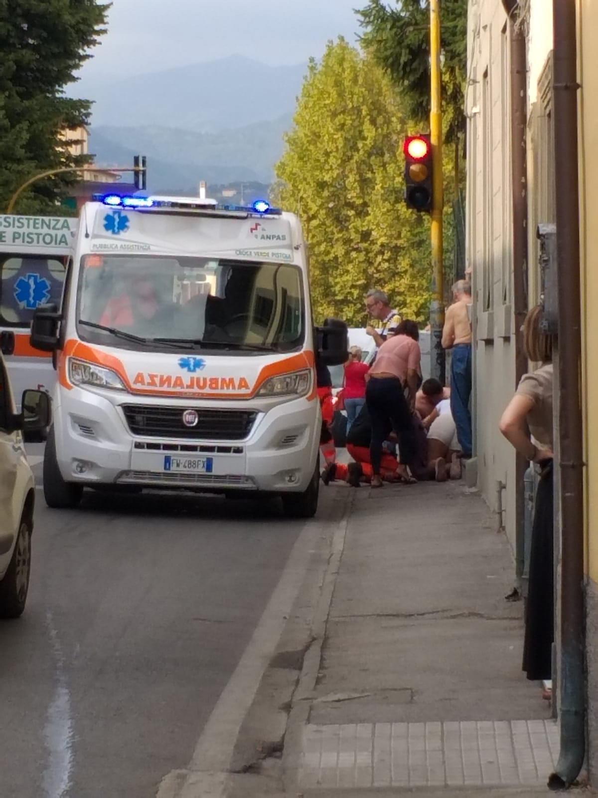 Un momento dei soccorsi