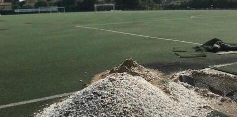Tempi lunghi per i lavori al campo Pedonese