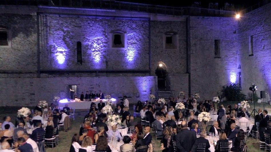 Pubblica Assistenza: magico effetto scenico per la cena di gala