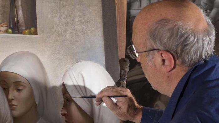 Un grande quadro di Giovanni Lorenzetti per i 150 anni di Maria Domenica Barbantini