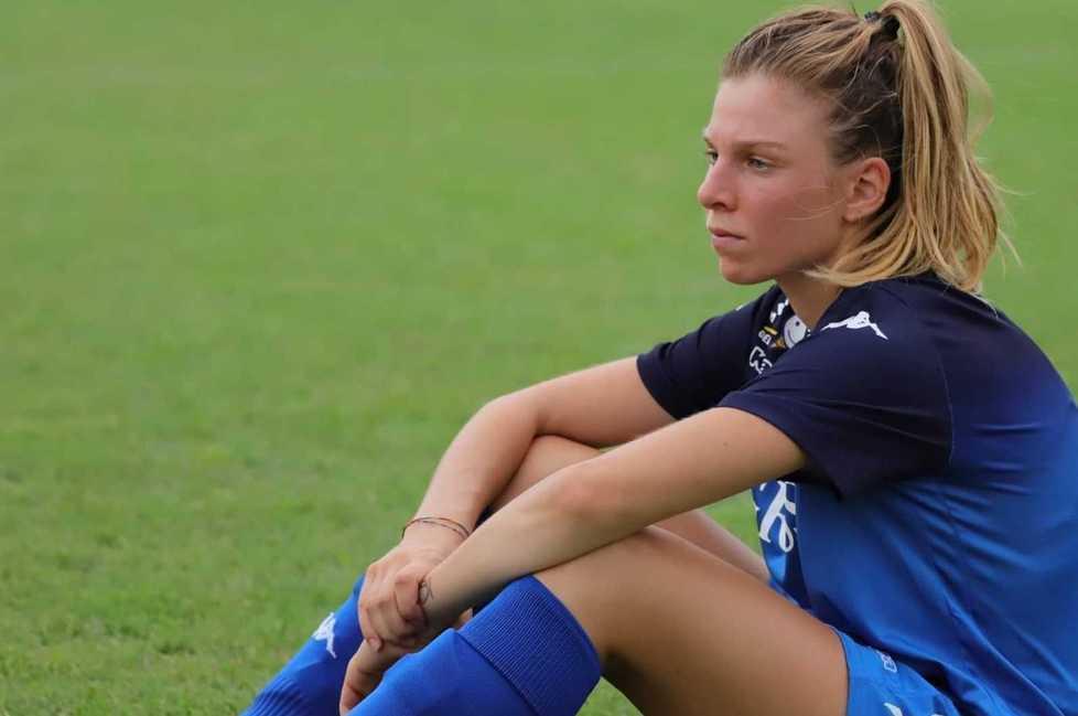 La pisana Cecilia Prugna segna contro la Juve 
