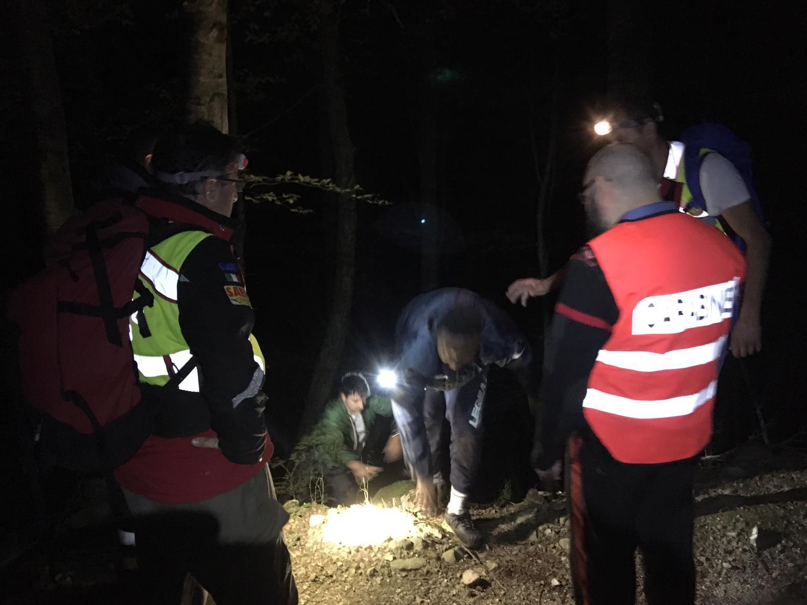 Le operazioni di ricerca in Appennino