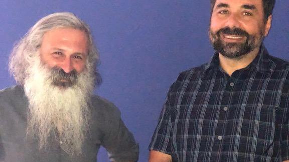 Padre Guidalberto Bormolini dei Ricostruttori e il professor Mario Biggeri