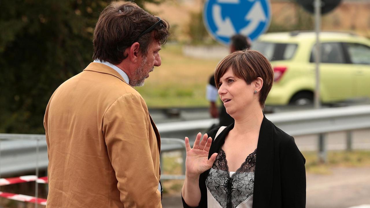 Alessandro Annunziati, qui nella veste di commissario della 429, con la sindaca Brenda Barnini