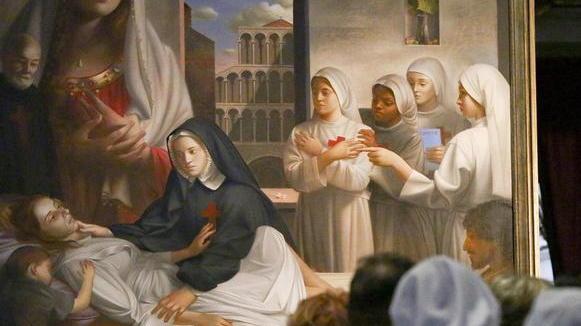 A battesimo il quadro di Lorenzini