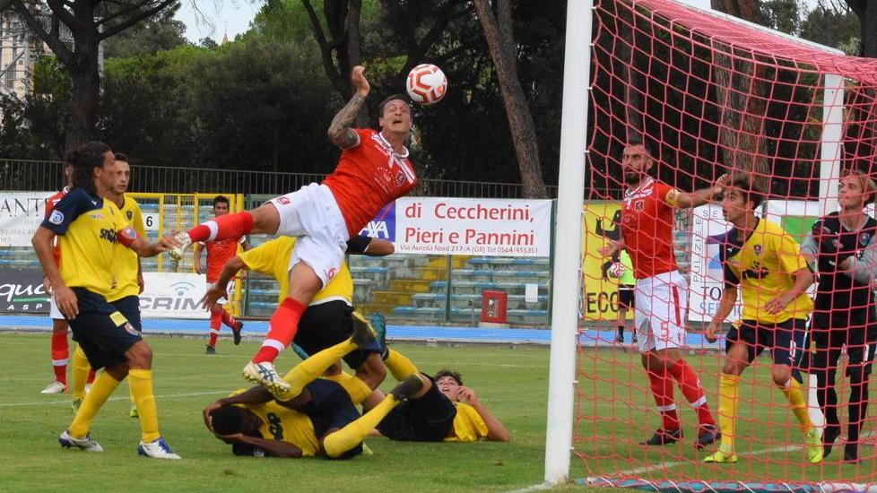 Ponsacco, semaforo rosso contro il Grosseto: decide una doppietta di Moscati