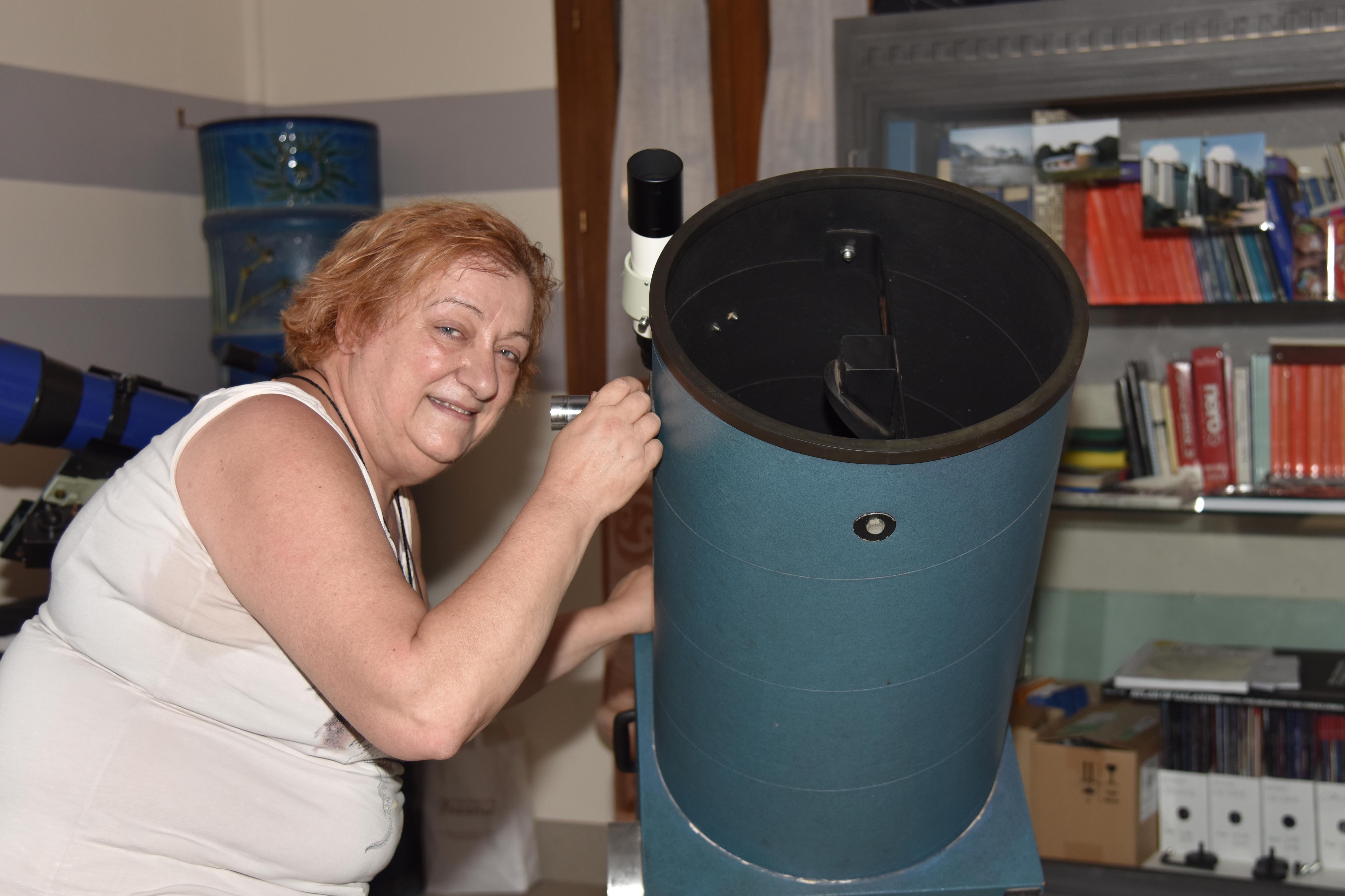 L'astronoma Maura Tombelli (foto Carlo Sestini)