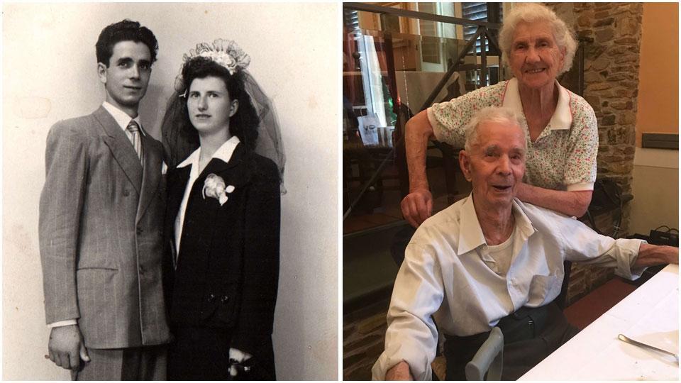Sposi da 70 anni: tutto un paese in festa per Egidio e Celina 