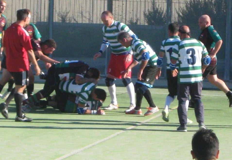 Una partita delle Pecore nere all’interno del carcere delle Sughere