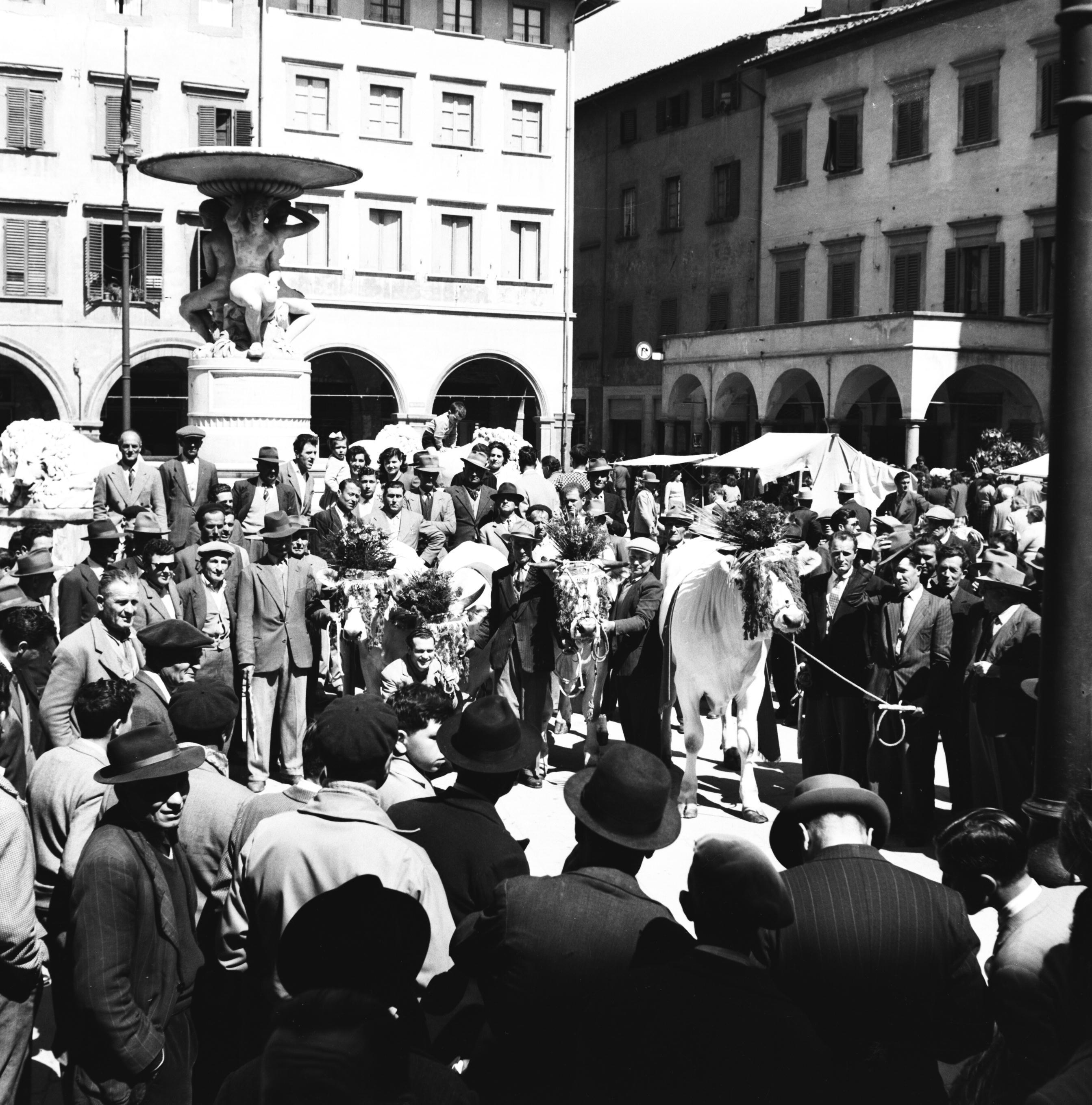 La foto storica della Fiera del bestiame