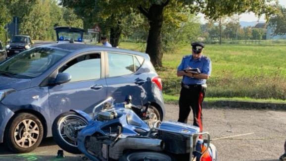 L'incidente in cui è rimasto coinvolto un agente della Polstrada