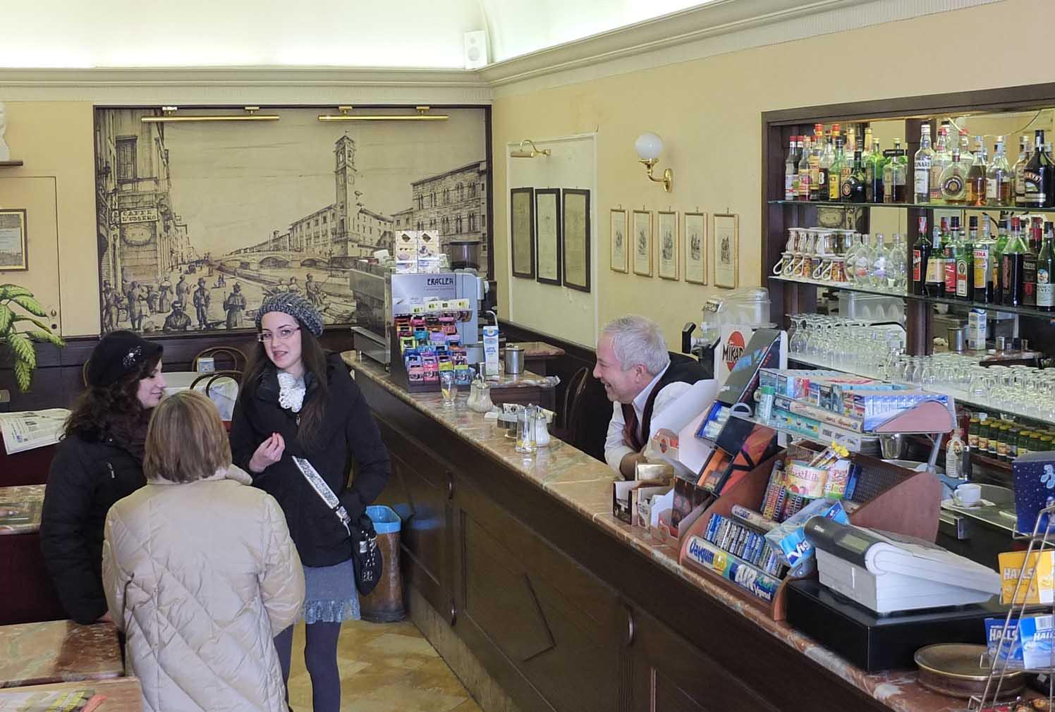 L’interno del locale
