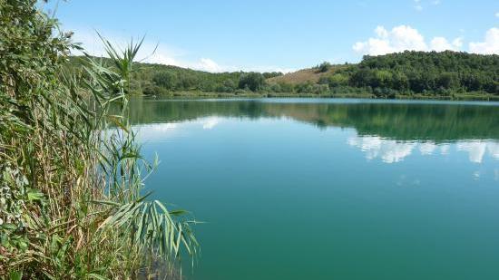 La task force ambientale al Lago dell’Accesa Tartasub pulisce il fondale