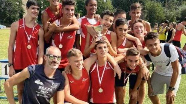 Regionali società La staffetta A U16 al primo posto