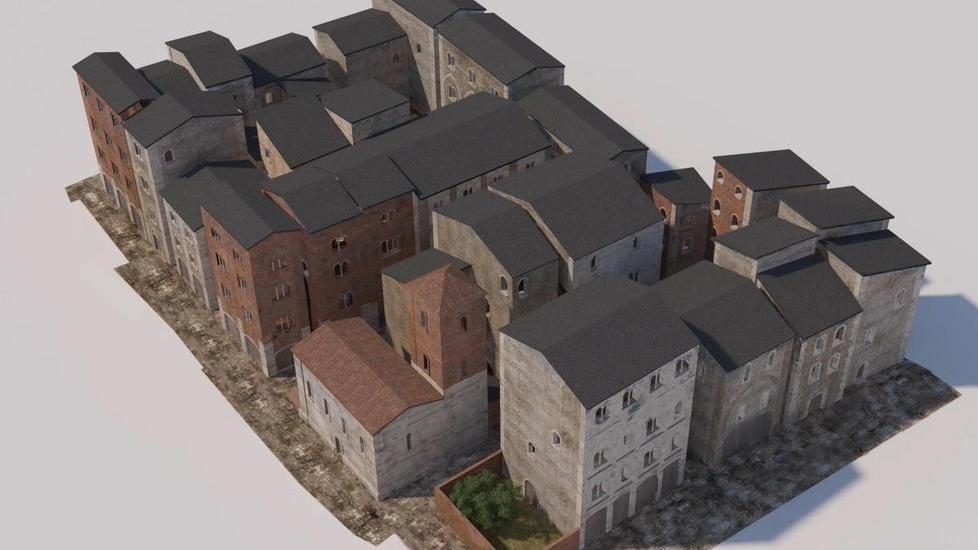 Sulla facciata del cortile scorrerà la storia della Sapienza