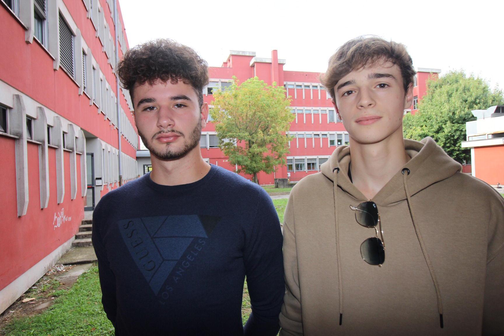 Christian Totti e Luca Morini studenti del Dagomari