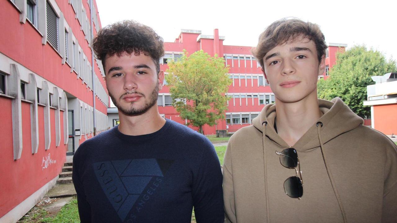 Christian Totti e Luca Morini studenti del Dagomari