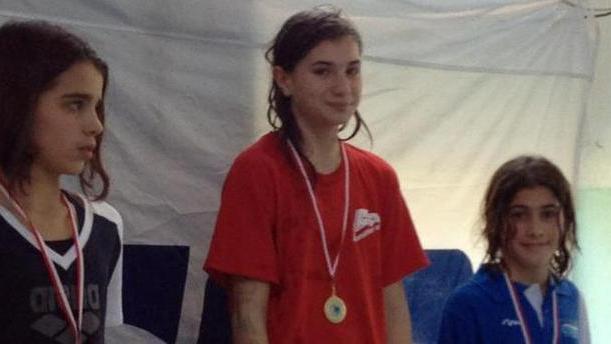Benedetta Chicca tre volte d’oro ai regionali primaverili di nuoto
