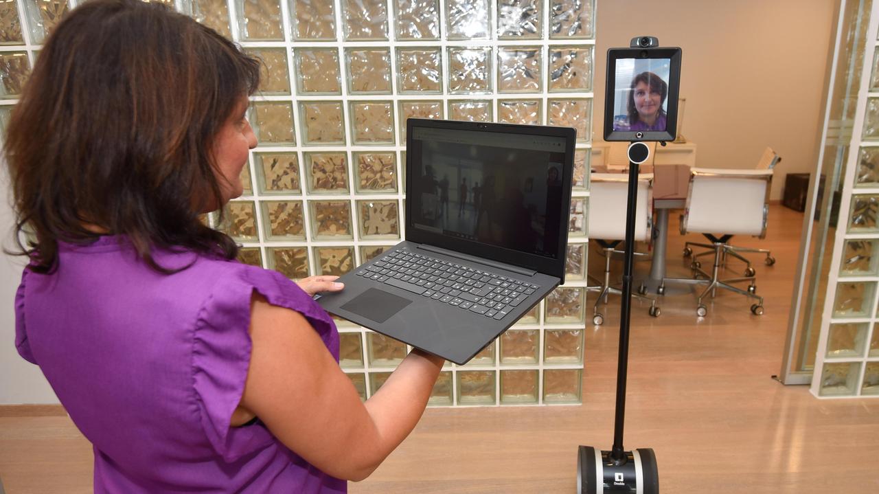 Il robot Billo (foto Agenzia Bf)