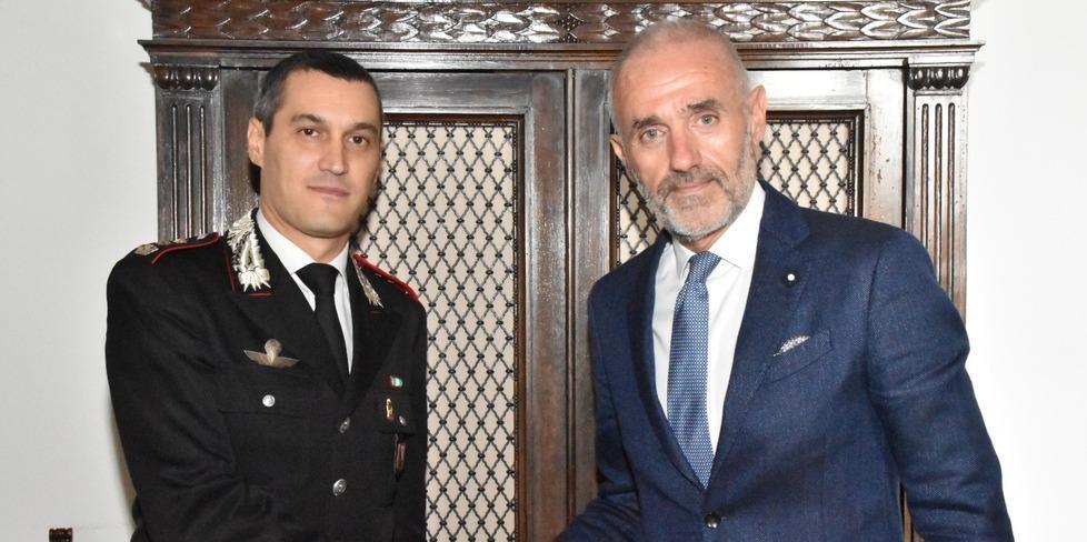 Ricevuto il comandante Blasi