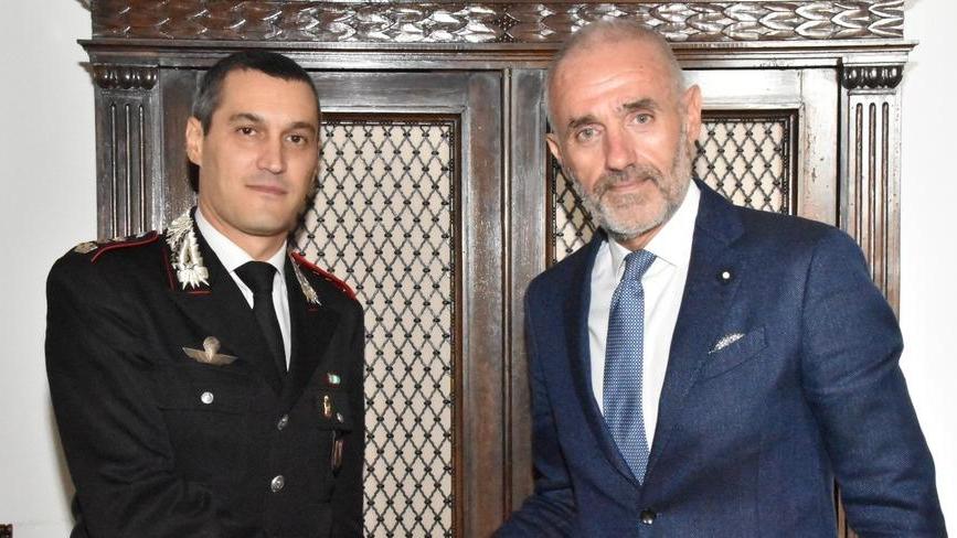 Ricevuto il comandante Blasi